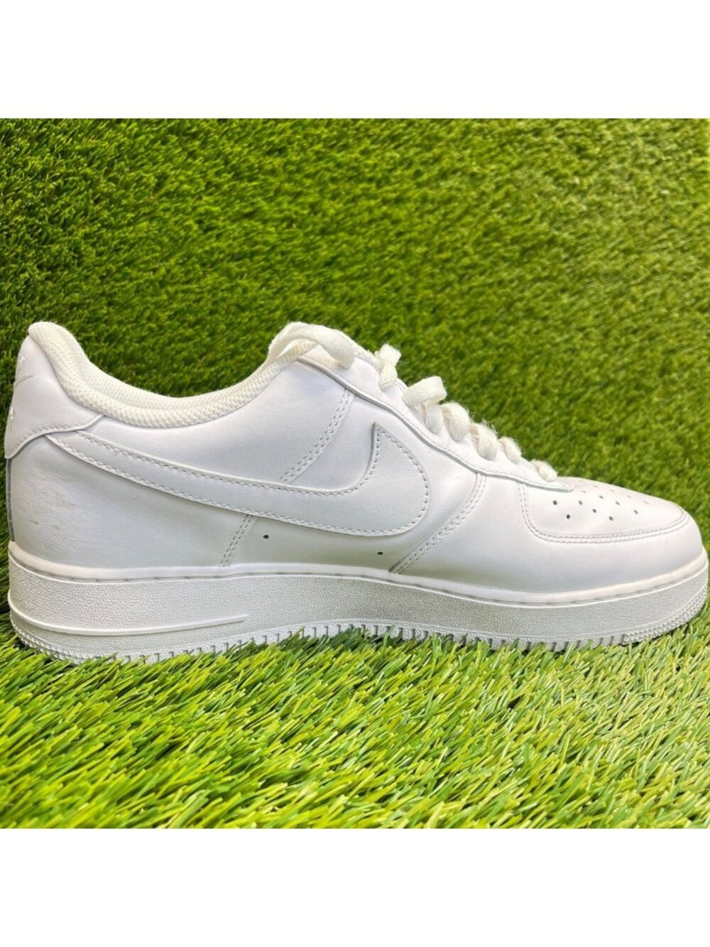 Nike Air Force 1 Low‎ '07 Mens Size 12 White Athletic Lifestyle Shoes Sneakers